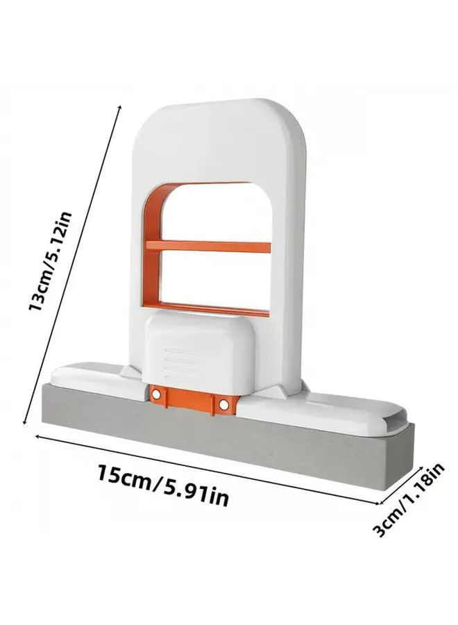 Multi Functional Mini Mop With Replaceable Sponge Head Wet And Dry Design For Strong Absorbency Streak Free Cleaning Ideal For Kitchen Living Room Bathroom Car Glass Wiping Lightweight Compact Storage Perfect Home Gift Cleaning Tool - Image 4