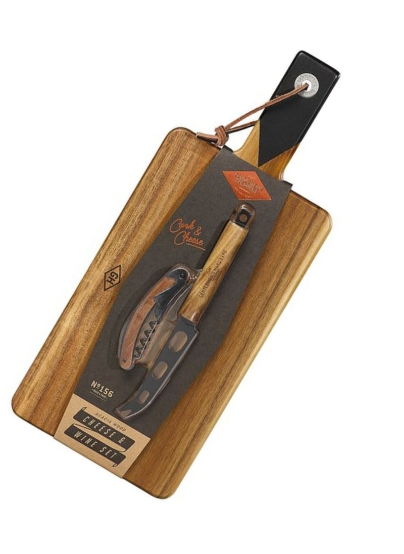 GENTLEMEN'S HARDWARE Cheese Board Set With Knives  - Image 5