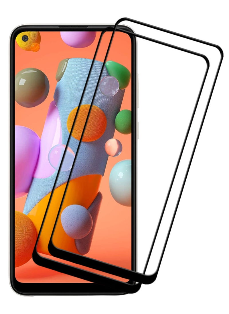 ACLIX 2 Pieces Antistatic ESD Dustproof Premium Quality High Definition Tempered Glass Screen Protector Designed For Samsung Galaxy A11 - Image 1