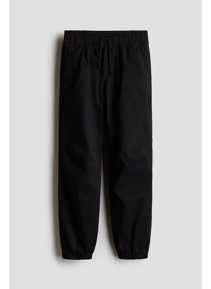 H&M Lined Twill Joggers