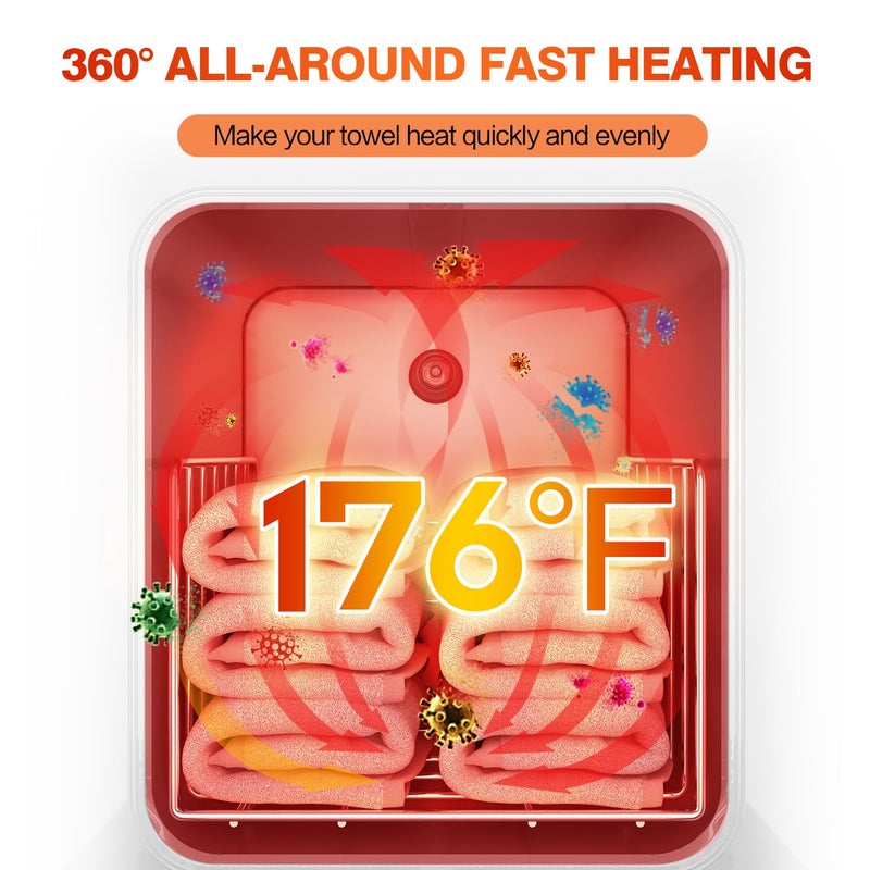 StateRiver Towel Warmer Cabinet, 5L Hot Bath Towel Warmer Heating Use for Facial Spa, Hair Beauty, Salon Equipment and Home - Image 2