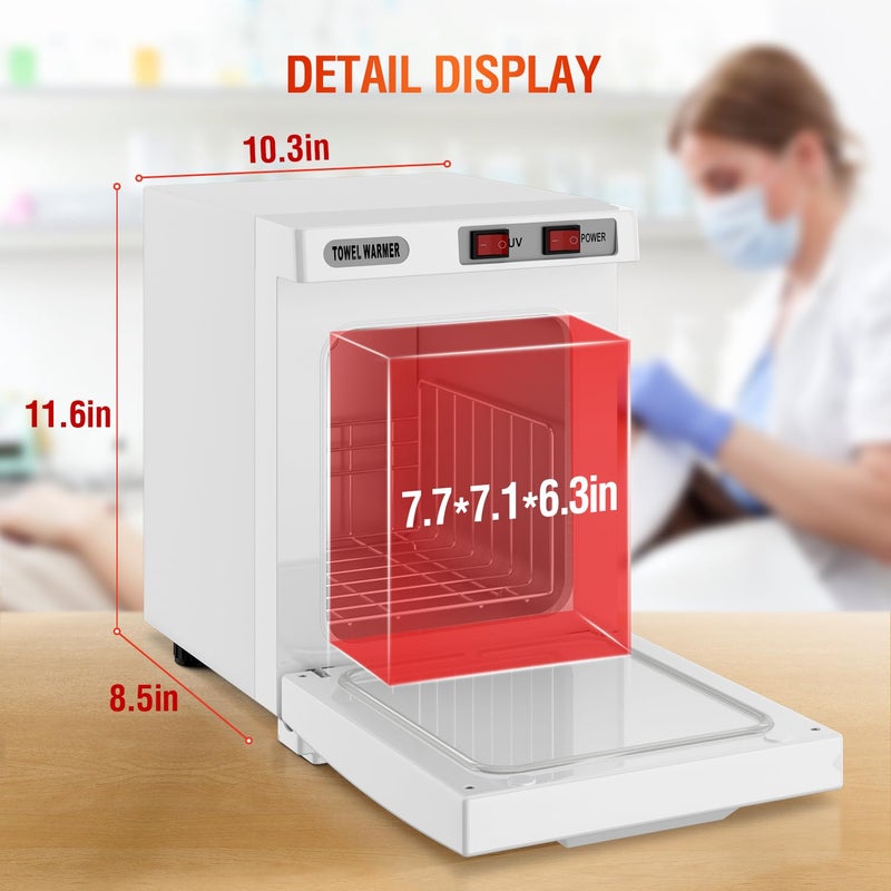 StateRiver Towel Warmer Cabinet, 5L Hot Bath Towel Warmer Heating Use for Facial Spa, Hair Beauty, Salon Equipment and Home - Image 5