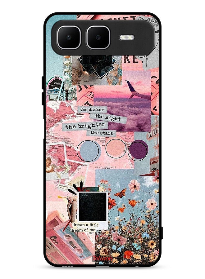 Tolwak Infinix Smart 10 Plus Protective Case Cover The Darker The Night The Brighter The Stars