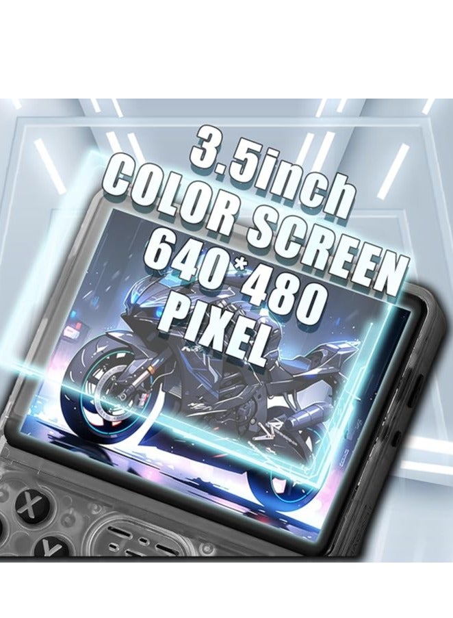 وحدة تحكم ألعاب محمولة R36S ريترو بسعة 64 جيجابايت، مزودة بأكثر من 20000 لعبة ريترو مدمجة، ومحاكي 21 لعبة، وشاشة IPS مقاس 3.5 بوصة، ونظام لينكس، ومحاكي صغير محمول للأطفال والكبار - Image 4