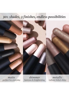 Julep Eyeshadow 101 Crème to Powder Waterproof Eyeshadow Stick, Galaxy Grey Metallic  - Image 5