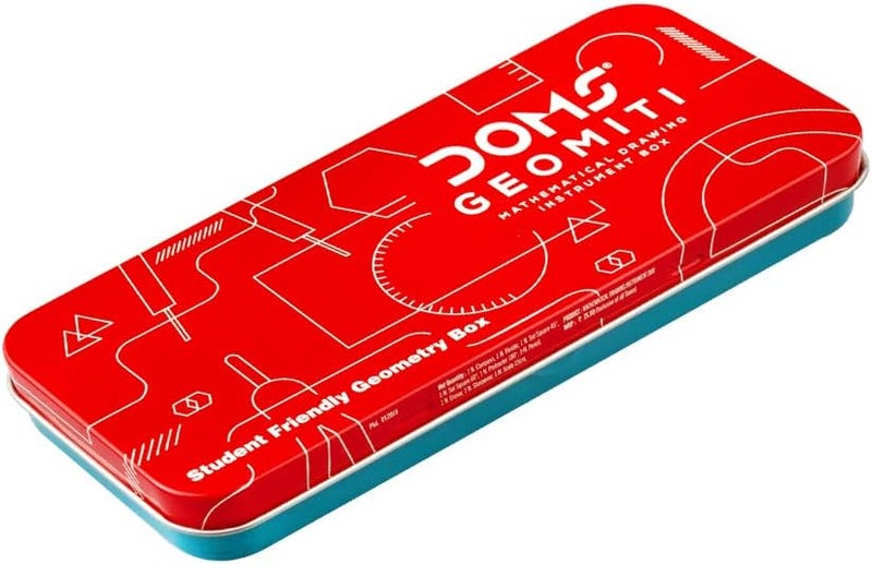 DOMS Geomiti Mathematical Drawing Instruments Box,Assorted - Image 1