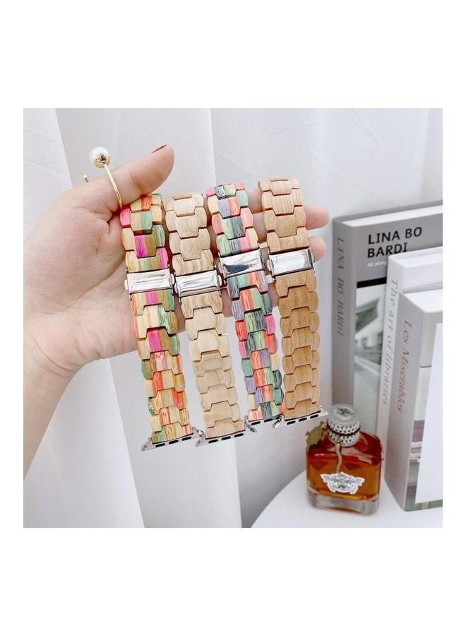 NIBEMINENT Replacement Watchband For Apple Watch Series 7/6/5/4/3/2/1/SE 38/40/41mm Multicolour - Image 4
