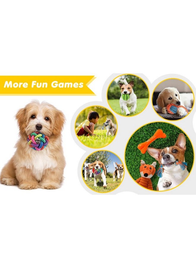 لعبة مضغ على شكل دمبل مطاطي قوي غير سام للكلاب | لعبة تنظيف الأسنان التفاعلية للجراء والكلاب - قطعة واحدة (قد يختلف اللون) - Image 3