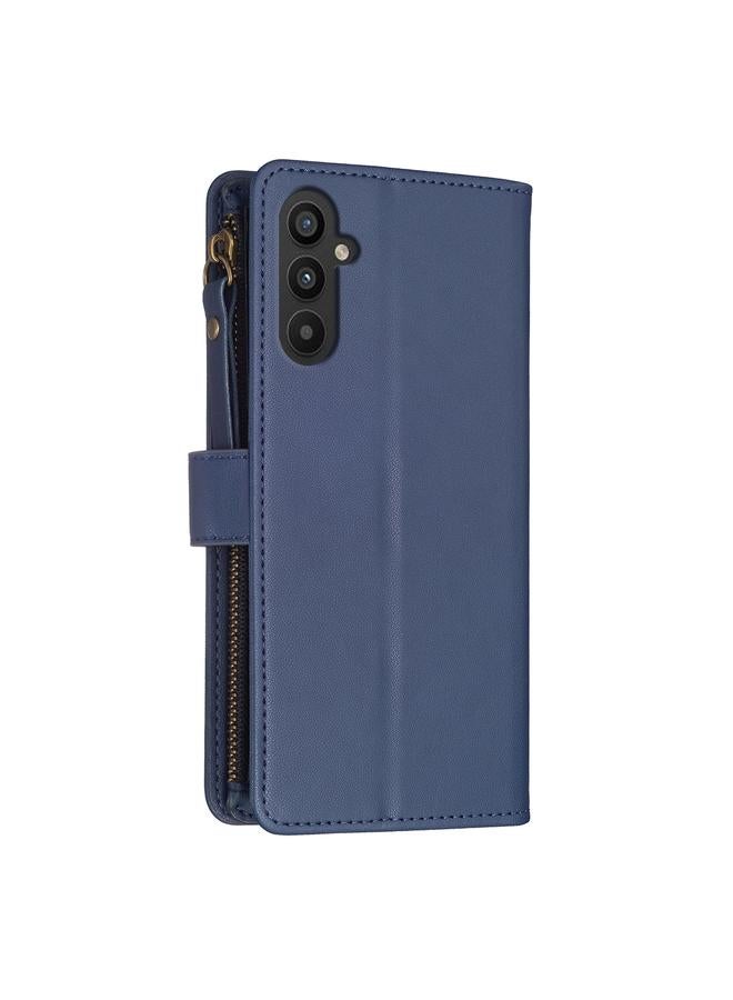 S-TOP Case For Samsung Galaxy A34 5G 9 Card Slots Zipper Wallet Leather Flip Phone Case - Image 3