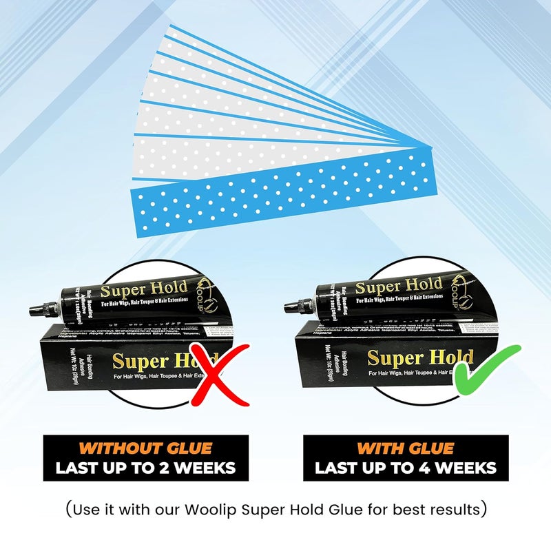 Woolip Extenda Bond Plus Bonding Strips With Holes Size - 1 1/2" X 12" (Black - 5Pcs) - Image 5