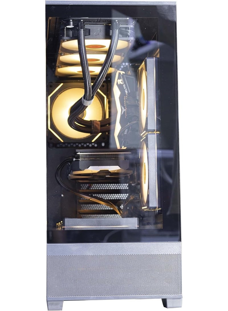 NANOTECH Budget Gaming PC - Intel Core i5-12400F, DDR5 32GB (2*16) RAM, Nvidia GeForce RTX 5060 8GB GDDR7 Graphics Card, 2TB NVMe SSD, 3 Fan AIO Liquid Cooler, 750W Power Supply, Windows 11 Pro | Wi-Fi - Image 3