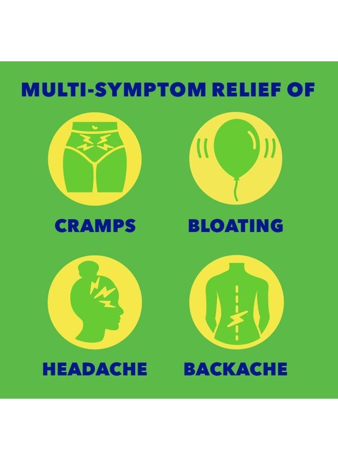 Midol Complete Caffeine Free Caplets 24ct: Midol Complete Caffeine Free Menstrual Pain Relief Caplets with Acetaminophen, Provides Headache Relief and Period Cramps Relief, 24 Count - Image 4