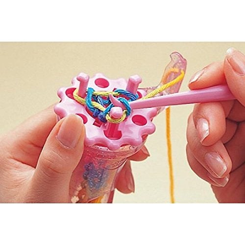 CLOVER 3101 Wonder Knitter Pink, 8.8" Height x 5" Length x 1.8" Width - Image 2