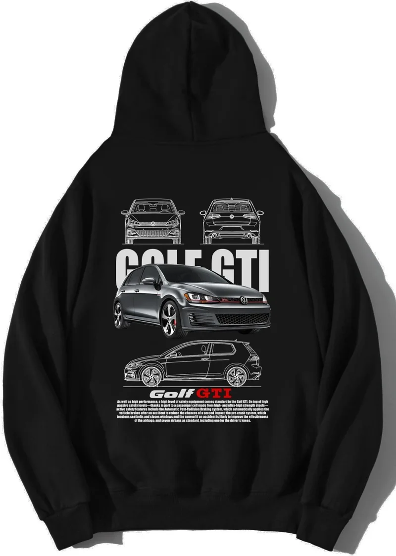 بي ار زد كولكشن Oversize Volkswagen Golf GTI Hoodie