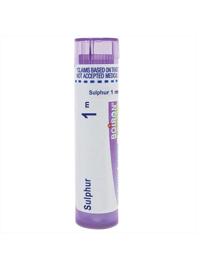 Boiron Sulphur 1M Md 80 Pellets for Skin Rash worsened by Heat and Water - Image 1