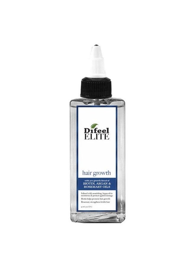 difeel - Elite Progrowth Hair Treatment For Hair Growth With Biotin Argan And Rosemary Oils 3 Oz. - Biotin Hair Treatment For Hair Growth - Image 1