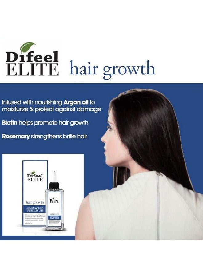 difeel - Elite Progrowth Hair Treatment For Hair Growth With Biotin Argan And Rosemary Oils 3 Oz. - Biotin Hair Treatment For Hair Growth - Image 1