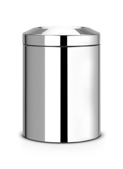 brabantia BRABANTIA Flame Guard Waste Paper Bin 7 litre  Brilliant Steel 