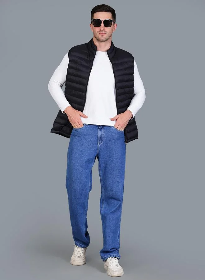 Fort Collins Men Black Sleeveless Puffer Jacket