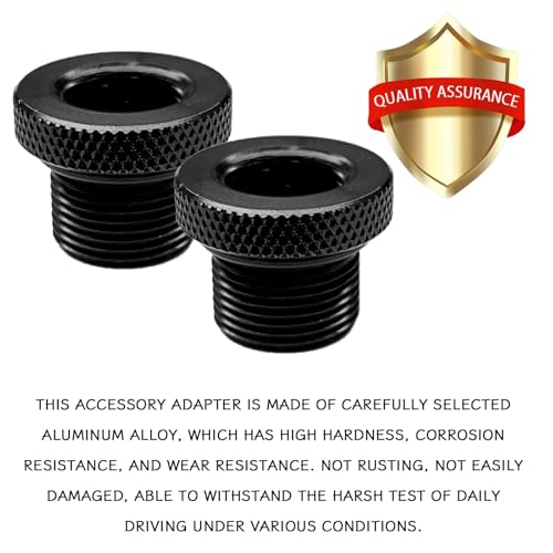 QQWD Thread Adapters and Rubber Washer Durable Steel 12x28 to 34x16 Thread Protector Oil Filter Adapter Replace for Broken Fittings Essential Transmission adapte Accessories for Car Truck SUV - Image 5