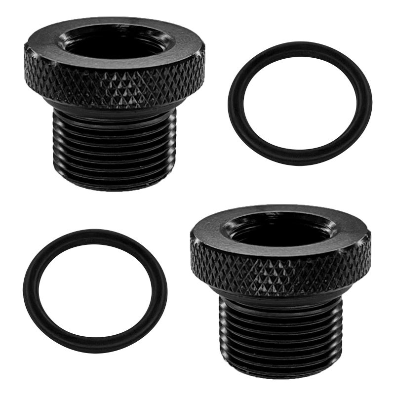 QQWD Thread Adapters and Rubber Washer Durable Steel 12x28 to 34x16 Thread Protector Oil Filter Adapter Replace for Broken Fittings Essential Transmission adapte Accessories for Car Truck SUV - Image 2