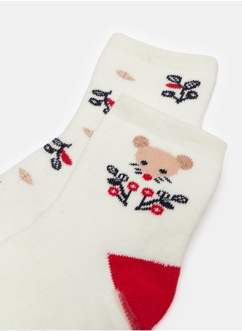 OBAIBI - White Socks for Girls - Image 1
