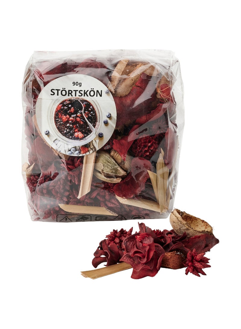 Scented Potpourri, Berries/Red, 90 G