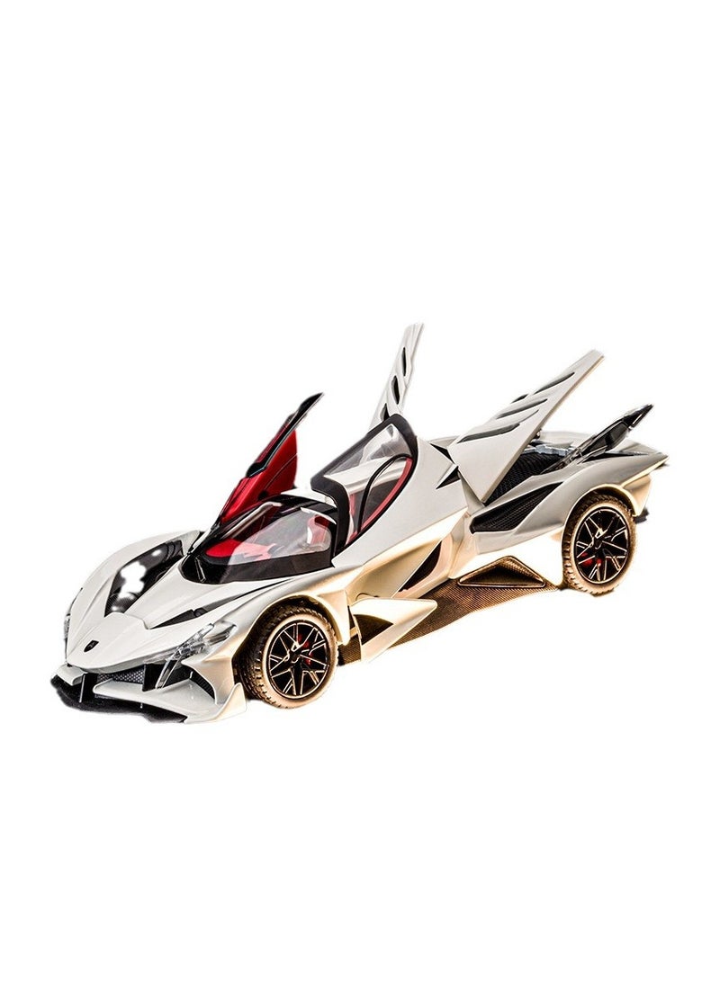 عام 1:24 نموذج سيارة أبولو إله الشمس سيارة محاكاة سبائك للأطفال سباق لعب سيارات رياضية لعب سيارات ديكور - Image 1