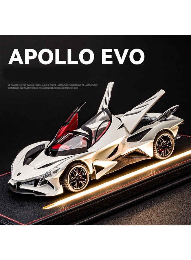 عام 1:24 نموذج سيارة أبولو إله الشمس سيارة محاكاة سبائك للأطفال سباق لعب سيارات رياضية لعب سيارات ديكور - Image 3
