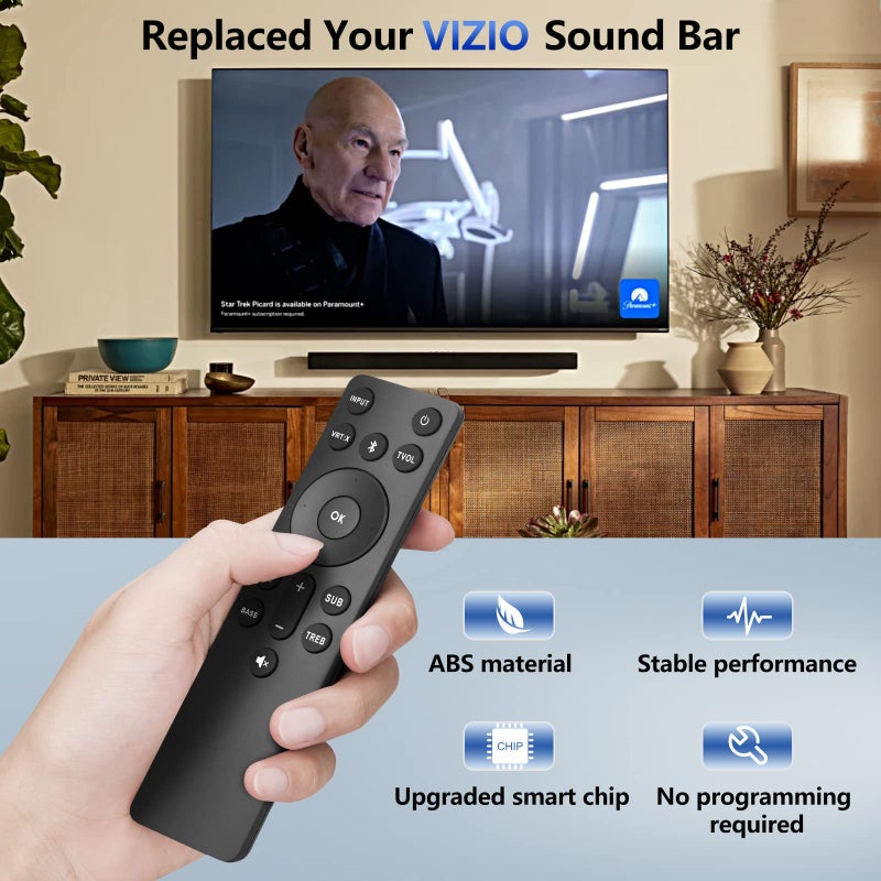 Angrox for VIZIO-Soundbar-Remote, Replacement for VIZIO 5.1/2.1 Home Theater Sound Barï¼Œfor M/V/P Series Home Audio Sound System - Image 4