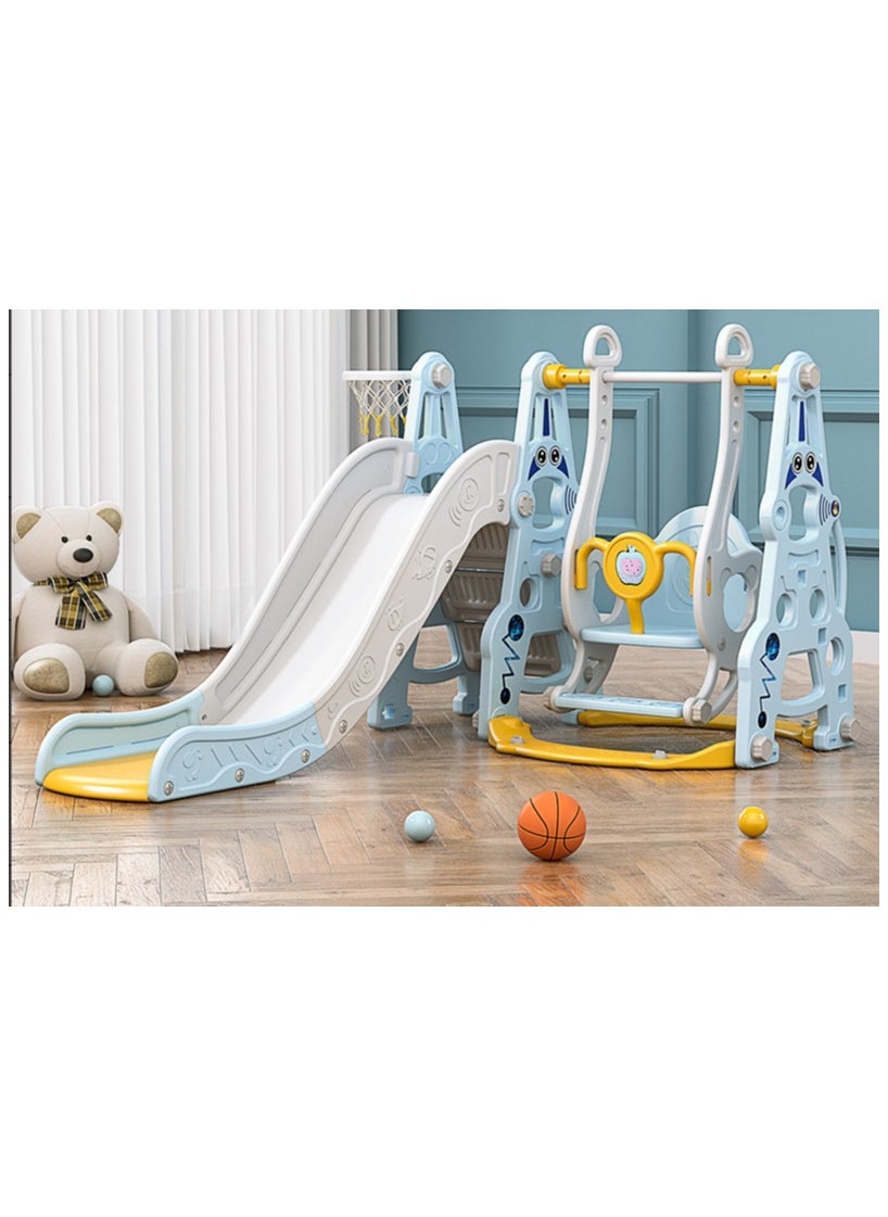 3*1 Slide with Swing Designed in the shape of an Astronaut with a Basketball 