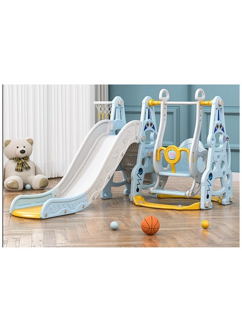 3*1 Slide with Swing Designed in the shape of an Astronaut with a Basketball