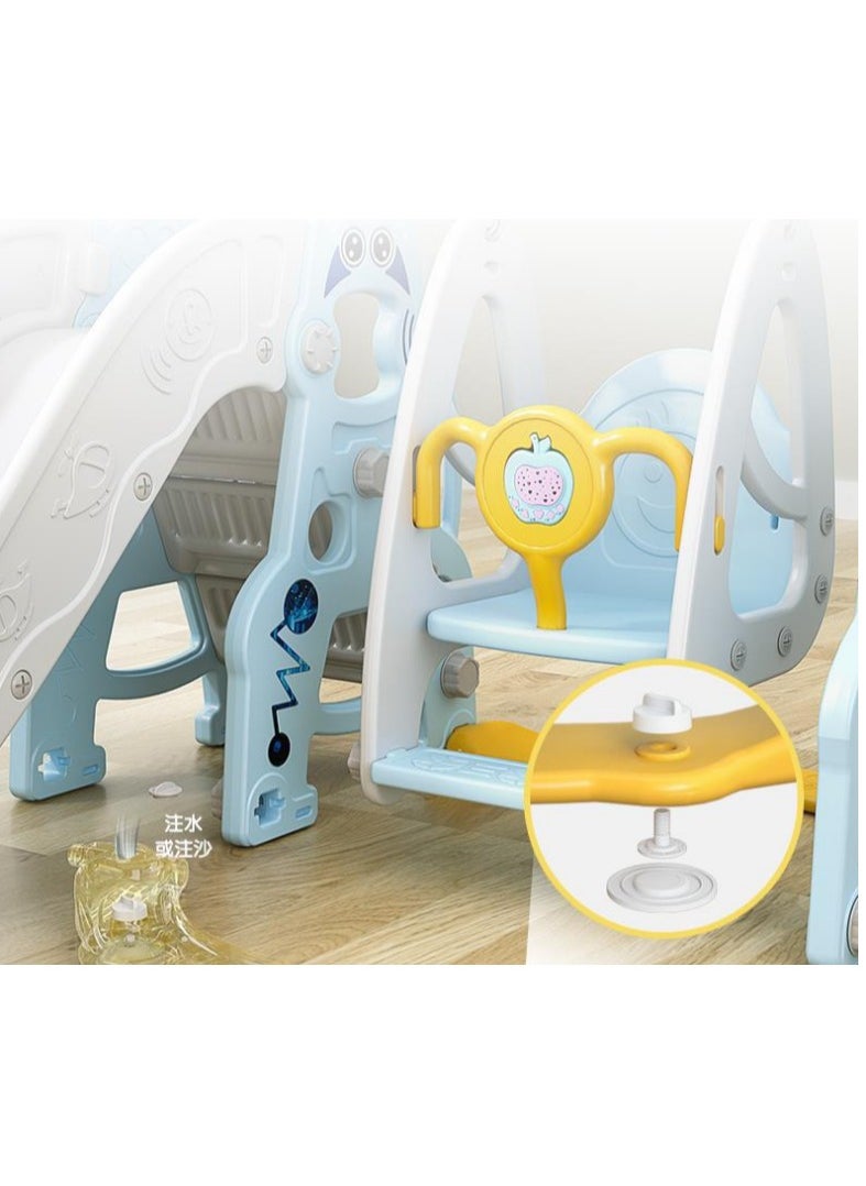 3*1 Slide with Swing Designed in the shape of an Astronaut with a Basketball