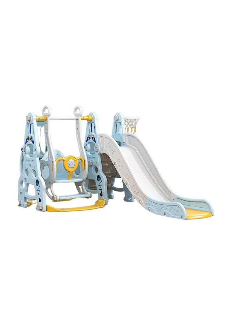 3*1 Slide with Swing Designed in the shape of an Astronaut with a Basketball