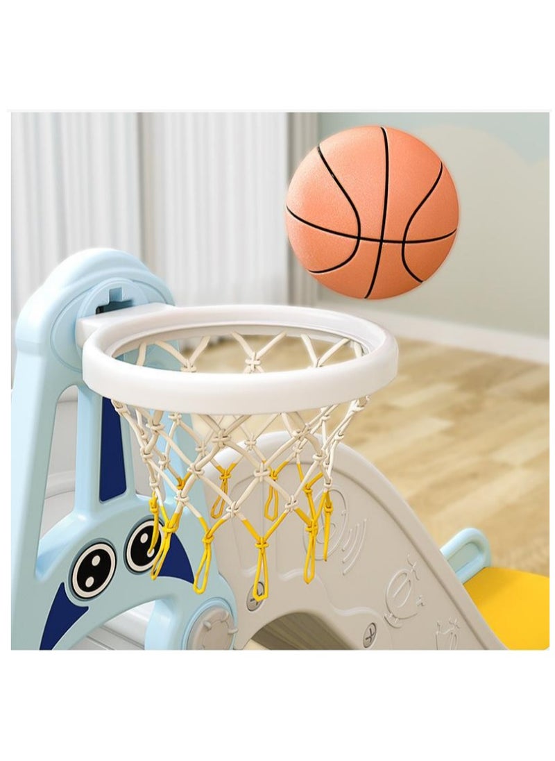 3*1 Slide with Swing Designed in the shape of an Astronaut with a Basketball