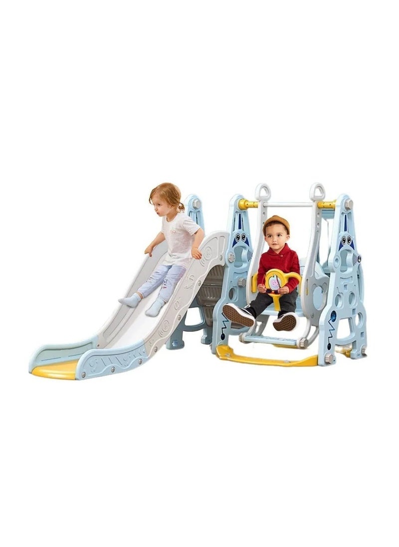 3*1 Slide with Swing Designed in the shape of an Astronaut with a Basketball