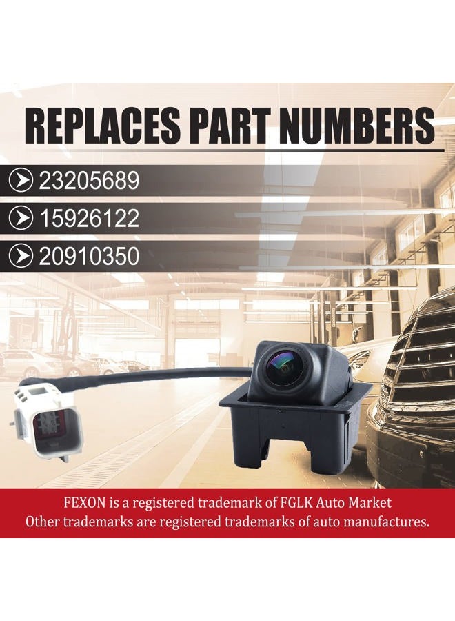 FEXON Rear Park Assist Camera Compatible with Cadillac GM SRX 2010 2011 2012 2013 2014 2015 2016 Night Vision Waterproof Tailgate Rear View Backup Reverse Safty Cameras 23205689 - Image 3