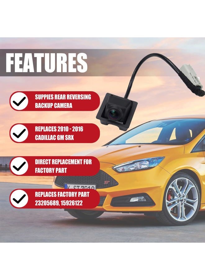FEXON Rear Park Assist Camera Compatible with Cadillac GM SRX 2010 2011 2012 2013 2014 2015 2016 Night Vision Waterproof Tailgate Rear View Backup Reverse Safty Cameras 23205689 - Image 2