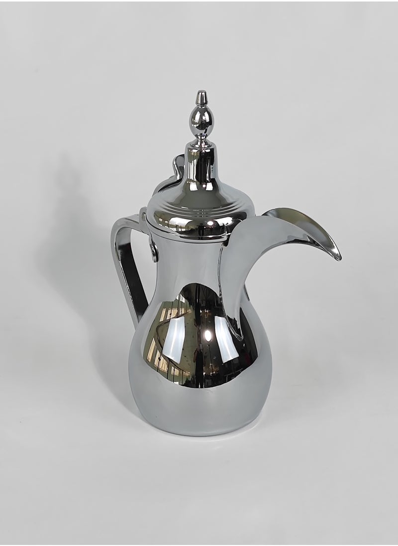 HTH Classic Arabic Coffee Dallah Pot Rustproof Premium Stainless Steel Teapot Mirror Finish Coffee Kettle Easy Pour Spout Tea Kettle with Attached Lid and Ergonomic Handle Dishwasher Safe Teapot for Office Home 26oz - pzsku/Z47C844A3126EDFBDCBDBZ/45/_/1734213272/61e1038d-f4bf-4eb3-a09d-a3da90a80dbb