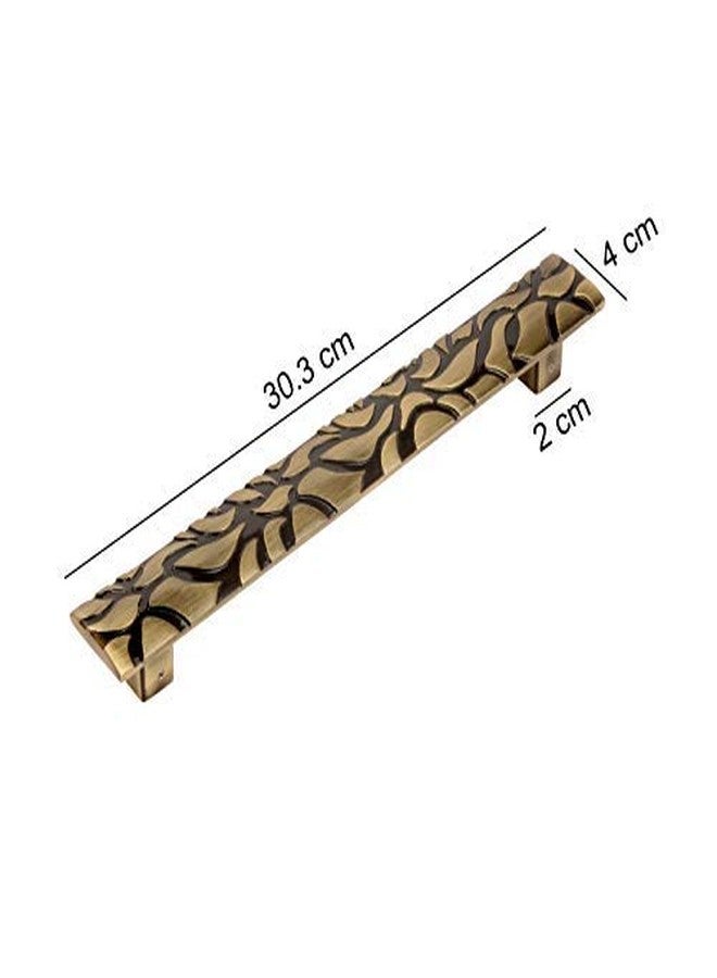 Indeed Main Door Handle Brass AntiqueFinish | Home Decor | Door Decor | |Brass Door Handle | Brass Door Knocker design 4 (Size - 12 inch) (Made in India) - Image 3