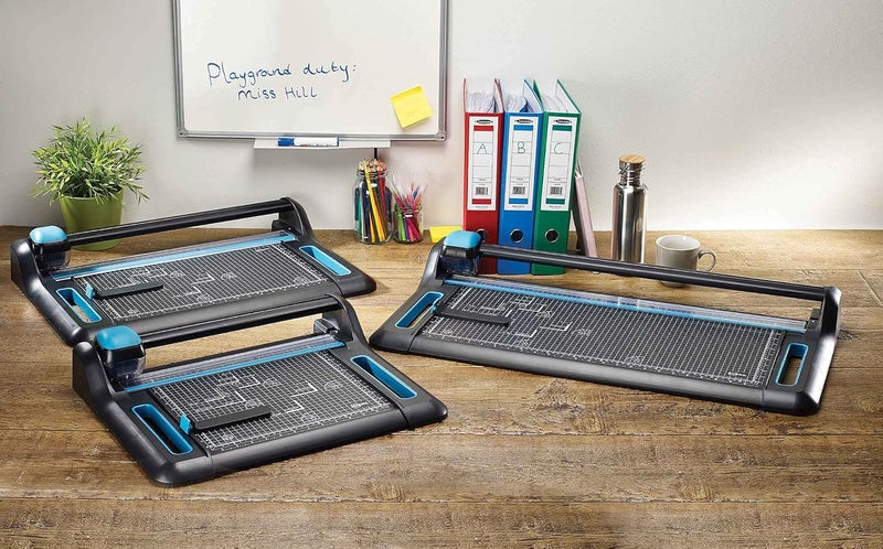 AVERY A4 A4TR Office Trimmer - Paper Cutter, Black and Teal - Image 2