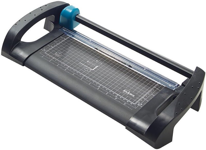 AVERY A4 A4TR Office Trimmer - Paper Cutter, Black and Teal - Image 1