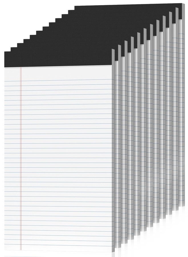 Nichela 12 Pack Legal Pads 8.5 x 11 College Ruled Note Pads 8.5 x 11 Notepads 8.5 x 11 Micro Perforated Writing Pads 8.5 x 11 Pads of Paper Lined White Paper, 50 Sheets per Notepad for Home, Office, School - Image 1