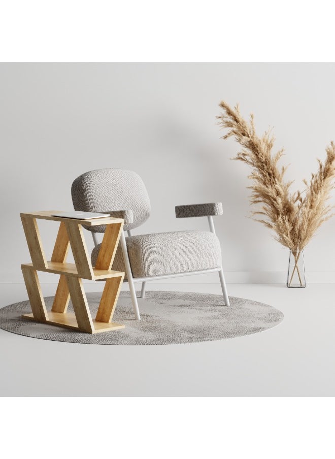 Mourah Home - Lazena End Table - Oak  - 2 Years Warranty - Image 1