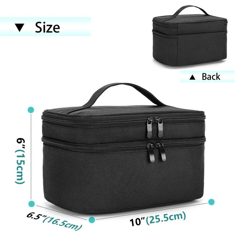 BAFASO Wearable Breast Pump Bag Compatible with Momcozy S12 Pro, Momcozy M5, Elvie Breast Pump, Carrying Case for Wearable Breast Pump and Extra Parts, Black - Image 5