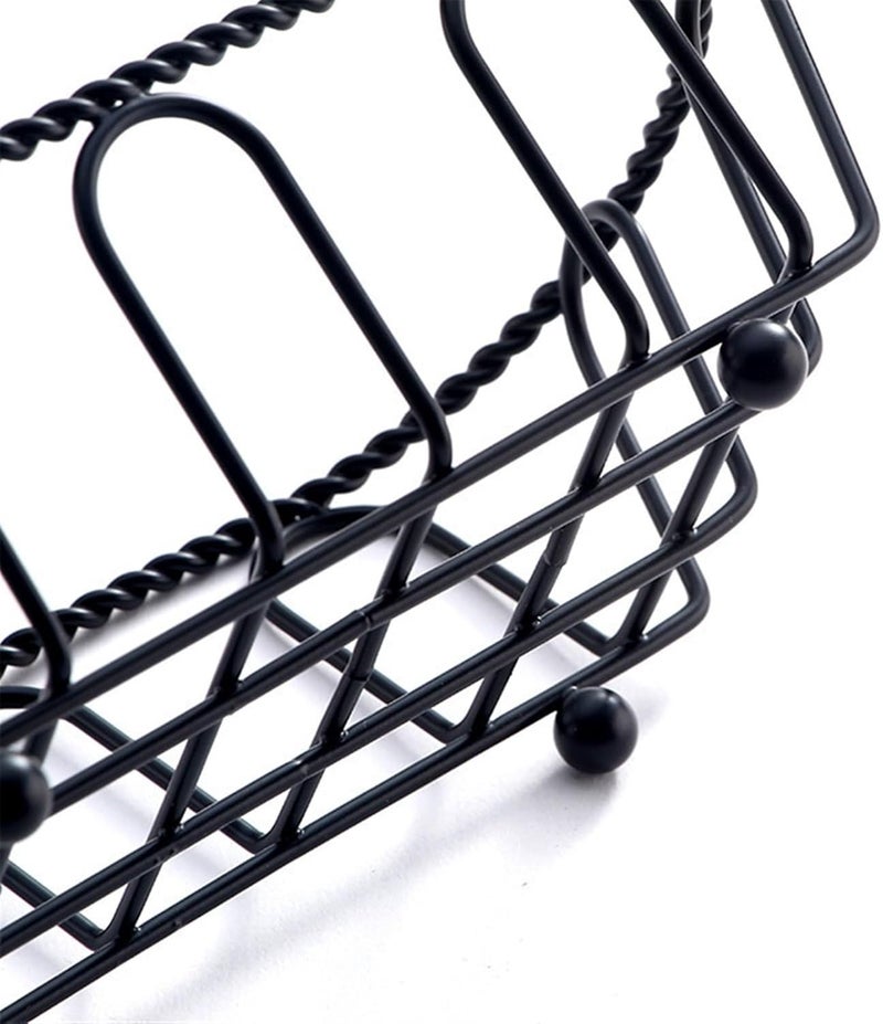 Fast Food Baskets Wire Snack Basket, Fries Fried Chicken Plate, Restaurant Goods, Food Bread - Image 4