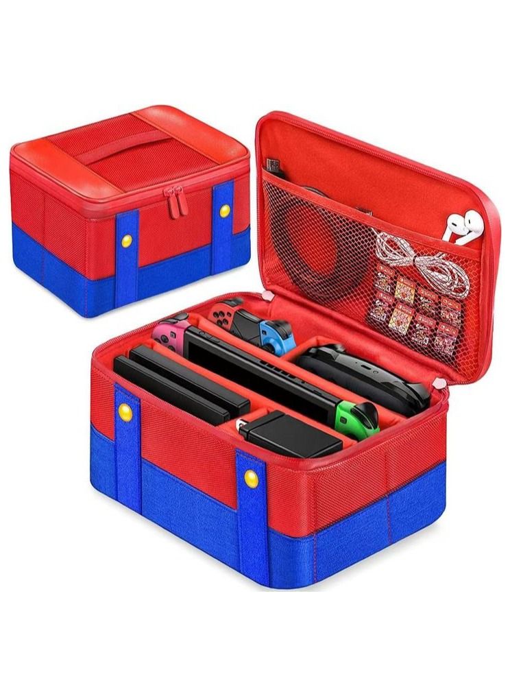 AROAQ Large Protective Carrying Case for Nintendo Switch OLED Console Pro Controller Travel Storage Bag Case for Switch Accessories - Image 1