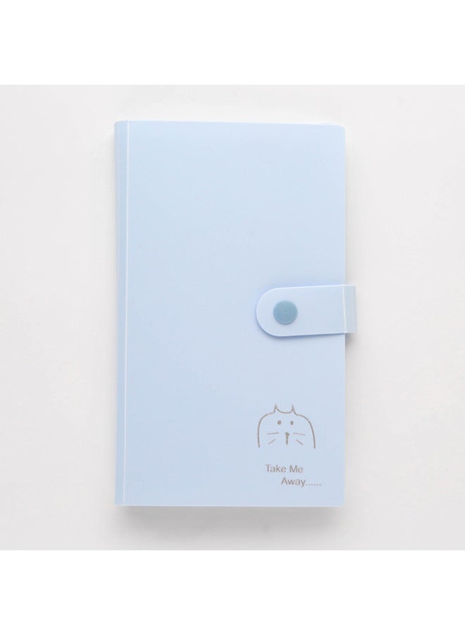 Bock Buckle Business Card Photo Album, Photo Star Chasing Card Bag, Business Card Holder, Ticket Collection Card Storage - Image 1