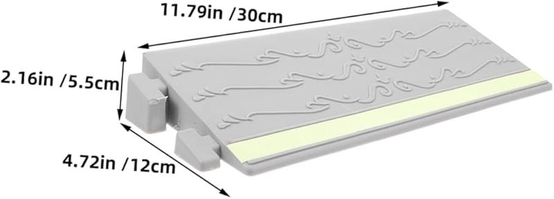 Night Glowing Sweeping Robot Ramp Pad Plastic Transition For Door Frames Hallway - Image 3
