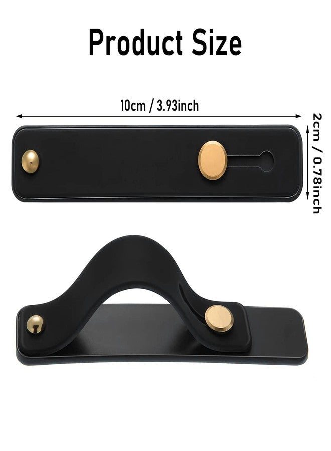 COBEE حزام هاتف كوبى، 5 قطع حزام grip عالمي للهاتف - حزام إصبع سيليكون مع قاعدة لمعظم الهواتف الذكية (أسود، أزرق، وردي، أخضر، رمادي) - Image 3